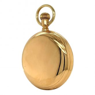 German 14K gold hunting cased lever chronograph Circa 1885