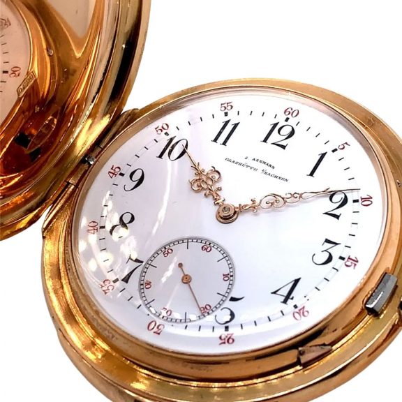 German rose gold minute repeating lever watch Circa 1890 German rose gold minute repeating lever watch Circa 1890