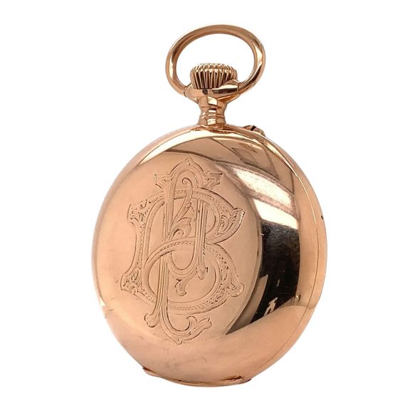 German 14K rose gold open faced chronometer Circa 1913 German 14K rose gold open faced chronometer Circa 1913