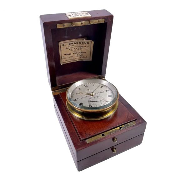 French chronometer with 36 hour power reserve Circa 1890