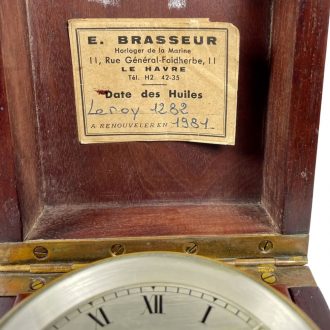 French chronometer with 36 hour power reserve Circa 1890