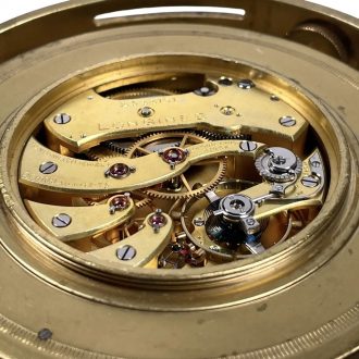 Swiss chronometer with 50 hour power reserve Circa 1911