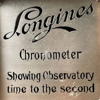 Swiss chronometer with 50 hour power reserve Circa 1911
