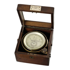 Swiss deck chronometer with 52h power reserve Circa 1920