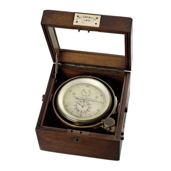 Swiss deck chronometer with 52h power reserve Circa 1920