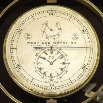 Swiss deck chronometer with 52h power reserve Circa 1920