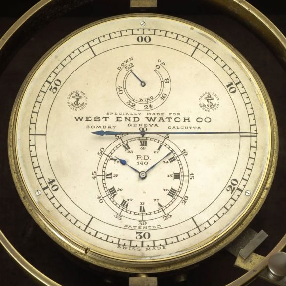 Swiss deck chronometer with 52h power reserve Circa 1920 Swiss deck chronometer with 52h power reserve Circa 1920