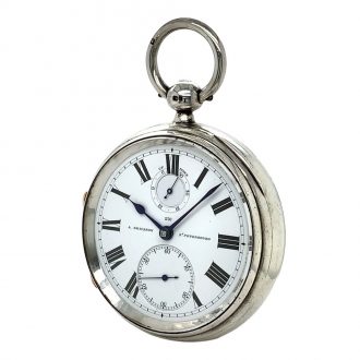 English/Russian silver 30h power reserve chronometer Circa 1896 English/Russian silver 30h power reserve chronometer Circa 1896
