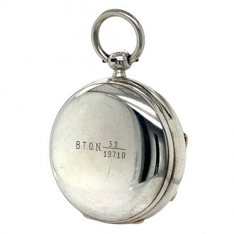 English/Russian silver 30h power reserve chronometer Circa 1896 English/Russian silver 30h power reserve chronometer Circa 1896