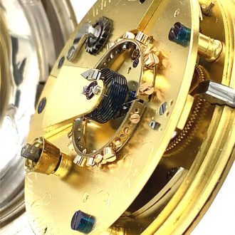 English/Russian silver 30h power reserve chronometer Circa 1896 English/Russian silver 30h power reserve chronometer Circa 1896