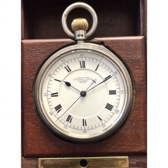 English silver lever watch with 34 minute carrousel Circa 1905 English silver lever watch with 34 minute carrousel Circa 1905