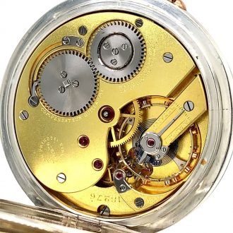 Fine Swiss silver open faced lever pocket watch Circa 1907 Fine Swiss silver open faced lever pocket watch Circa 1907