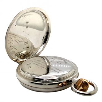 Fine Swiss silver open faced lever pocket watch Circa 1907 Fine Swiss silver open faced lever pocket watch Circa 1907