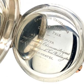 Fine Swiss silver open faced lever pocket watch Circa 1907 Fine Swiss silver open faced lever pocket watch Circa 1907