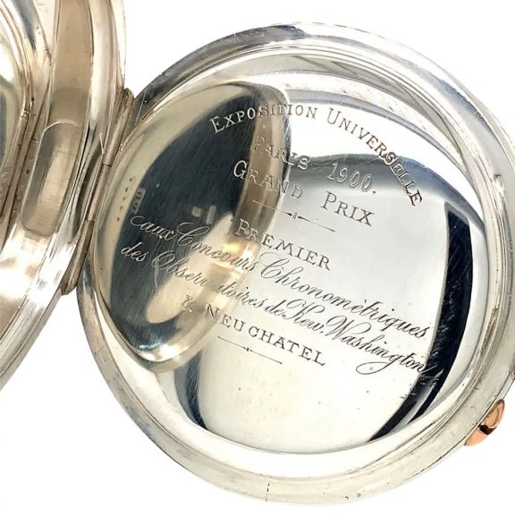 Fine Swiss silver open faced lever pocket watch Circa 1907 Fine Swiss silver open faced lever pocket watch Circa 1907