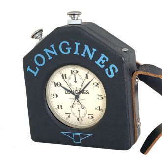 Swiss lever split seconds chronograph with register Circa 1951