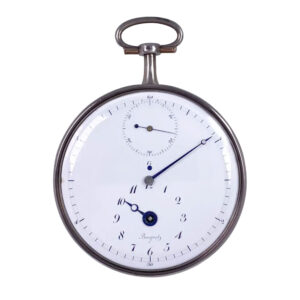 Important French silver Garde Temps pocket chronometer Circa 1791