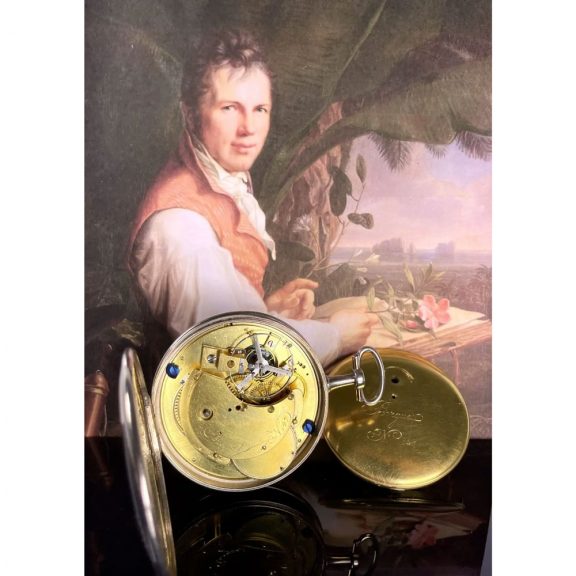 Important French silver Garde Temps pocket chronometer Circa 1791 Important French silver Garde Temps pocket chronometer Circa 1791