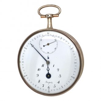 Important French silver Garde Temps pocket chronometer Circa 1791