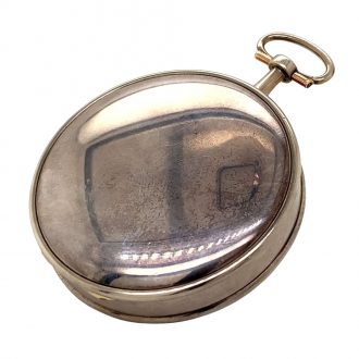 Important French silver Garde Temps pocket chronometer Circa 1791