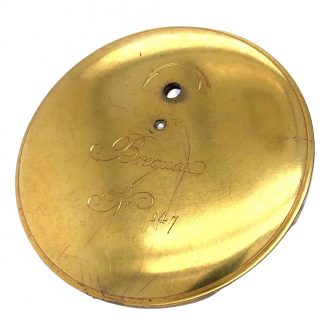 Important French silver Garde Temps pocket chronometer Circa 1791