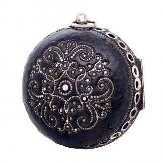 Rare French silver verge oignon watch with alarm Circa 1690