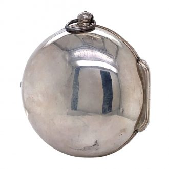 French silver Louis XIV verge oignon watch with alarm Circa 1690