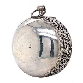 French silver Louis XIV verge oignon watch with alarm Circa 1690