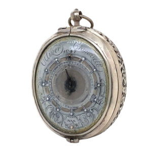 Historically important Dutch oval watch with alarm Circa 1640