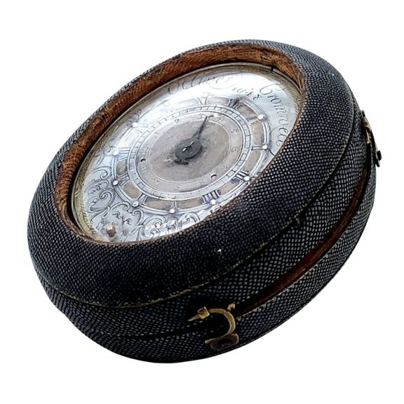 Historically important Dutch oval watch with alarm Circa 1640 Historically important Dutch oval watch with alarm Circa 1640