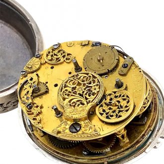 Historically important Dutch oval watch with alarm Circa 1640