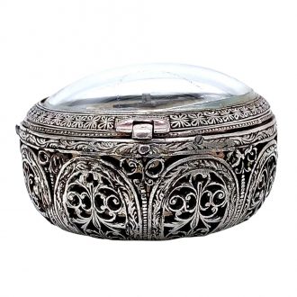 Important German silver verge watch with alarm Circa 1675