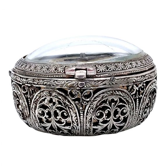 Important German silver verge watch with alarm Circa 1675 Important German silver verge watch with alarm Circa 1675