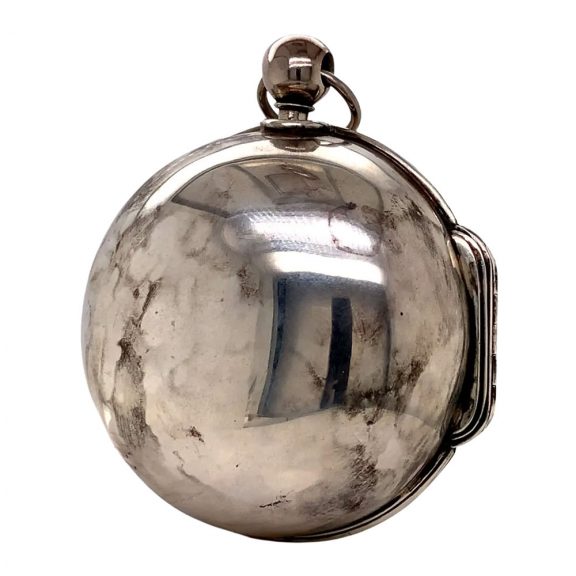 French silver Louis XIV oignon coach clock with alarm Circa 1700 French silver Louis XIV oignon coach clock with alarm Circa 1700