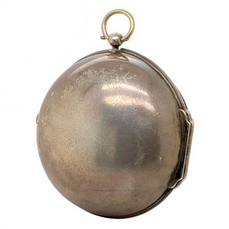 Very fine English silver pair cased verge pocket watch Circa 1705