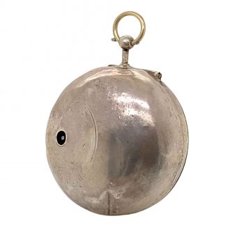 Very fine English silver pair cased verge pocket watch Circa 1705