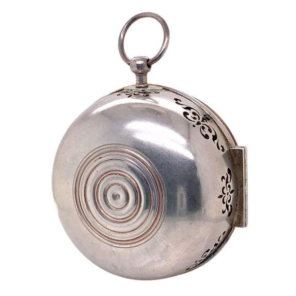 Small French silver self striking verge coach watch Circa 1720 Small French silver self striking verge coach watch Circa 1720