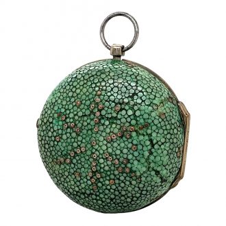 German silver pair cased verge with wandering hours Circa 1710