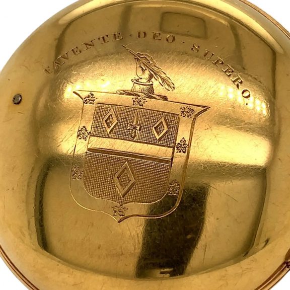 Historically interesting English 18K gold verge watch Circa 1775 Historically interesting English 18K gold verge watch Circa 1775