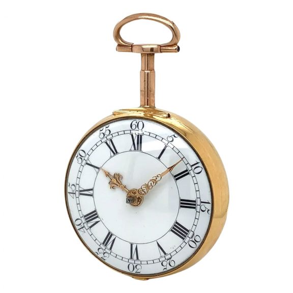 Historically interesting English 18K gold verge watch Circa 1775 Historically interesting English 18K gold verge watch Circa 1775