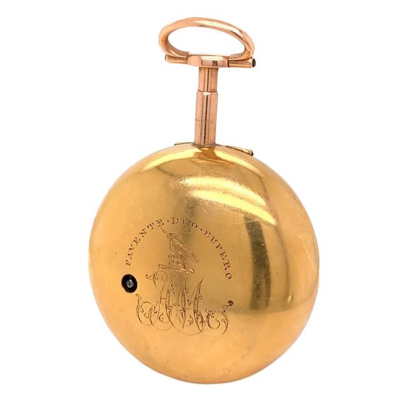 Historically interesting English 18K gold verge watch Circa 1775 Historically interesting English 18K gold verge watch Circa 1775