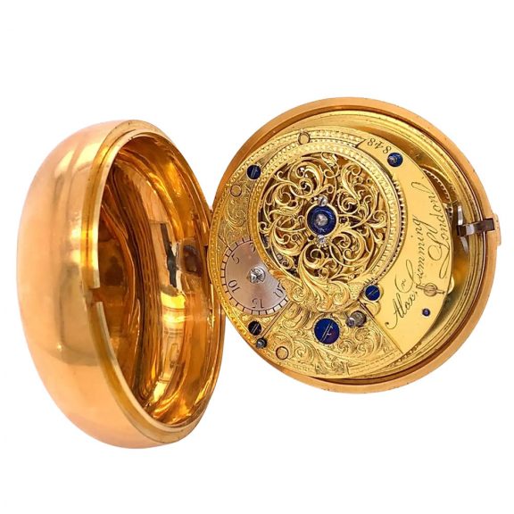Historically interesting English 18K gold verge watch Circa 1775 Historically interesting English 18K gold verge watch Circa 1775
