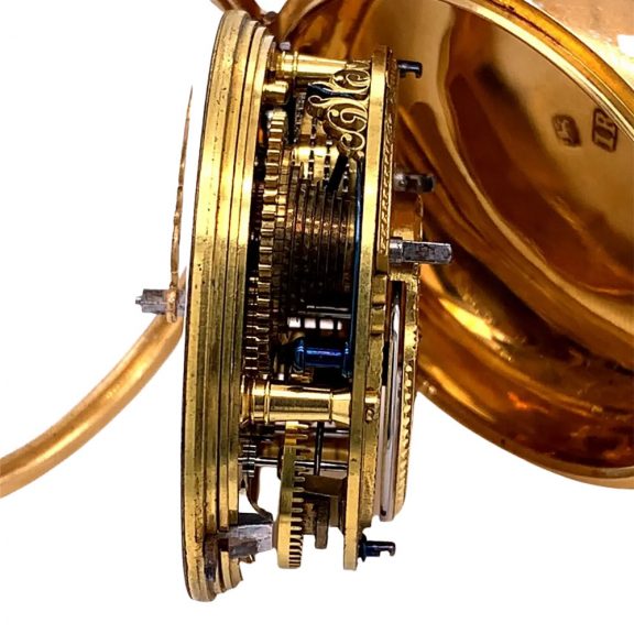 Historically interesting English 18K gold verge watch Circa 1775 Historically interesting English 18K gold verge watch Circa 1775