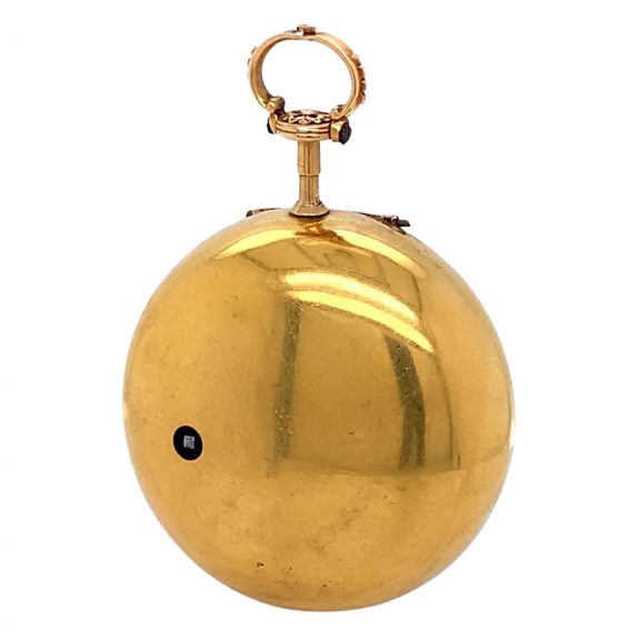 Rare English 18K gold pair cased repoussé watch Circa 1762 Rare English 18K gold pair cased repoussé watch Circa 1762