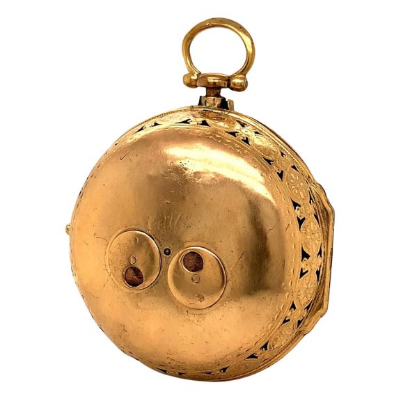 English fire gilded petite sonnerie self striking verge Circa 1730 English fire gilded petite sonnerie self striking verge Circa 1730