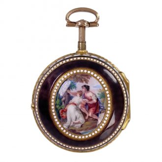English gold and enamel verge for the Spanish market Circa 1810