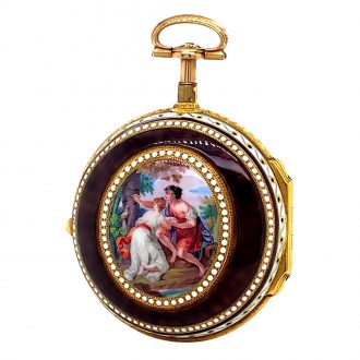 English gold and enamel verge for the Spanish market Circa 1810