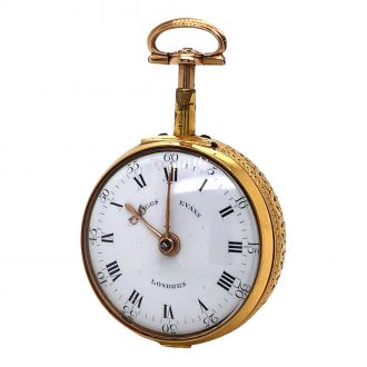 English gold and enamel verge for the Spanish market Circa 1810