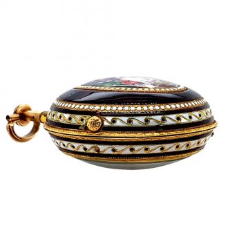 English gold and enamel verge for the Spanish market Circa 1810