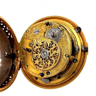 English gold and enamel verge for the Spanish market Circa 1810